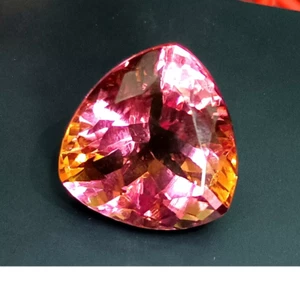 PIEDRA PRECIOSA NATURAL Zultanita 7 Colores Suelta Certificada Corte Trillón 54.50 Ct - Imagen 1 de 6