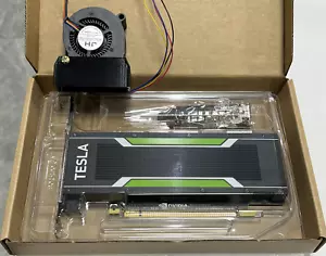 Brand New In Box Nvidia Tesla P4 8GB GPU Graphics Card and Turbo Cooling Fan - Picture 1 of 4