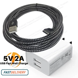 10Ft Type C Cable For Samsung Dual Port USB Fast Charge Block Power Adapter Cube - Picture 1 of 14