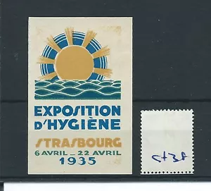 wbc. - CENICIENTA/PÓSTER - CF38 - EUROPA - EXPOSICIÓN DE HIGIENE, ESTRASBURGO - 1935 - Imagen 1 de 1