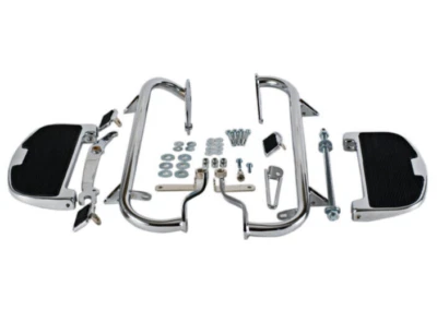 Honda GL1000 y GL1100 Goldwing 1000 1100 - Tableros de piso cromados y palanca de cambios de talón/puntera Foto 1 de 3