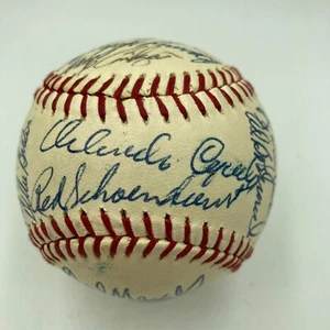 Beautiful 1967 St. Louis Cardinals World Series Champs Team Signed Baseball PSA - Picture 1 of 10