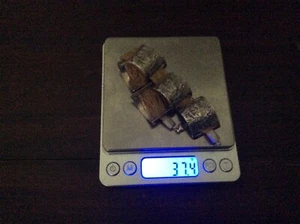 Pulsera de plata de ley 925 modernista brutalista panel pasarela martillada 37 gramos - Imagen 1 de 11