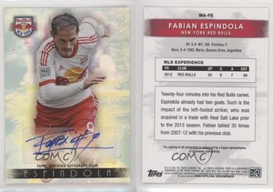 2013 Topps MLS Maestro Auto Fabian Espindola #MA-FE Auto