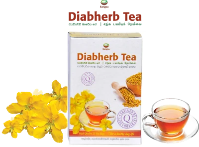 Sangsu Diabherb Té Ayurveda Herbal Bebida Alta Calidad 25 Bolsas de Té Para Saludable Foto 1 de 4