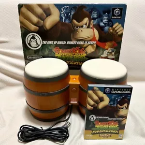 Nintendo GameCube Donkey Kong Jungle Beat Tarkonga paquete usado entrega urgente - Imagen 1 de 4