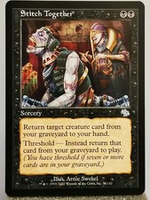 Mtg-stitch together judgment-unco-sorcery-near mint