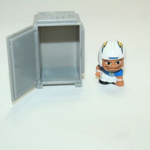 NEW NFL TEENYMATES JOEY BOSA w LOCKER Chargers CLASSIC UNIFORM RARE FIGURE Cover