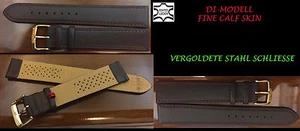 14 MM Di-Modell Genuine Leather Watch Strap Nappa Braun Very Good Quality New - Picture 1 of 1