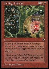 Magic the Gathering MTG Rolling Thunder (198) Tempest   NM