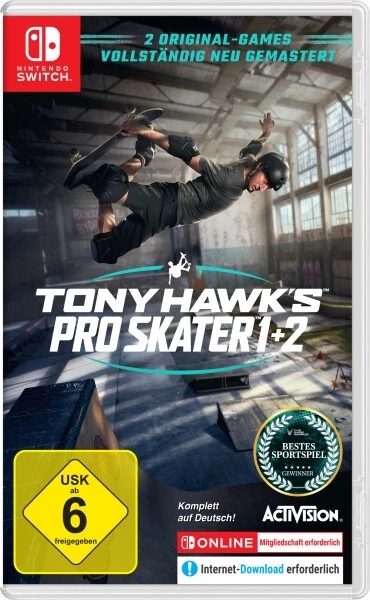 Tony Hawks - Pro Skater 1+2 Switch         !!!!! NEU+OVP !!!!! - Bild 1 von 1