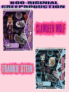 Monster High Frankie & Clawdeen Creeproduction Bundle Lot - In Hand - Picture 1 of 21