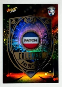 Parche Select AFL Coleman Predictor 2025 Western Bulldogs BAJO 007/220 - Imagen 1 de 3