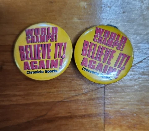 Houston Rockets World Champions Believe it Again Clip-on Earrings Chronicle Sprt Cover