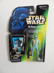 Star Wars Power of the Force Green Card Action Figure GREEDO - Picture 1 of 4