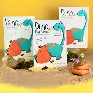10 x Dinosaur party bag fillers - Dinosaur favours - Plastic free birthday favou - Picture 1 of 5