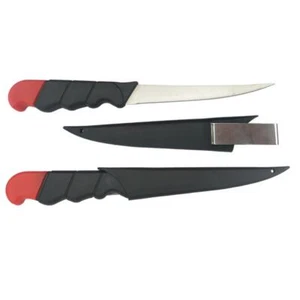 Jenzi Filetiermesser mit Scheide Klinge 13 cm schwimmend Fischmesser Ködermesser - Bild 1 von 3
