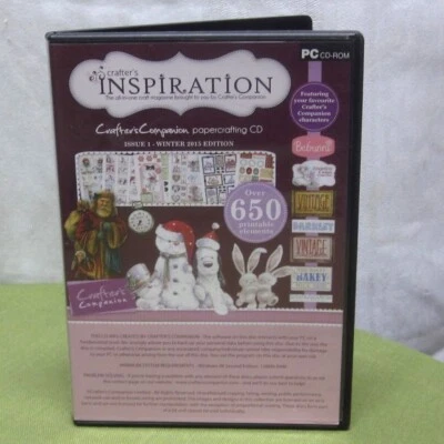 CRAFTERS INSPIRATION Digital Crafting bonus DVD & CD-Rom Ultimate Christmas - Image 1 of 3