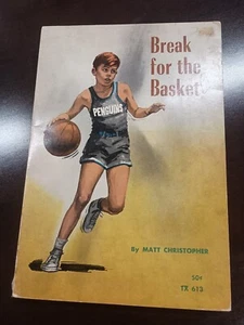 Break for the Basket 1970 Scholastic Book Matt Christopher - Picture 1 of 6
