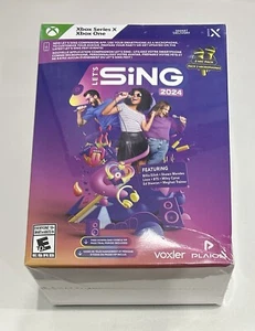 BRANDNEU & VERSIEGELT - Let's Sing 2024 + 2 gebündelte Mikrofone (Xbox One / Series X) - Bild 1 von 6