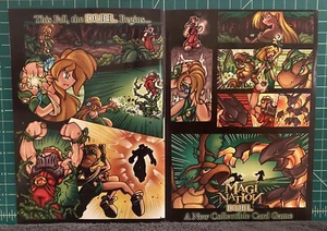 Rare Magi Nation Collectible Card Game Poster Advertisement Promo Foldout - Picture 1 of 3