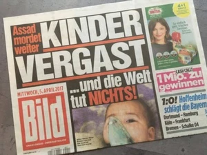 Bildzeitung BILD 05.04.2017 * Geschenk Geburtstag Christmas Weihnachten Hochzeit - Picture 1 of 1