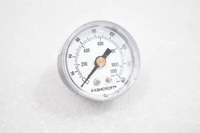 ASHCROFT 1507 PRESSURE GAUGE, 0-160 PSI, 0-1100 KPA, 1/8" - Image 1 of 3