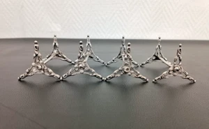 Christofle Jugendstil Messerhalter 4er Set Rosenmodell - Bild 1 von 7