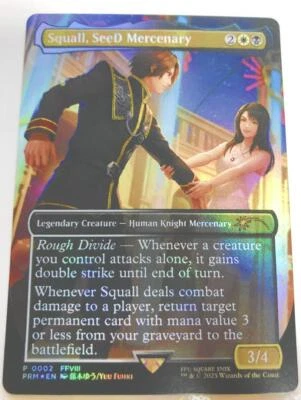 Squall, SeeD Mercenary [FOIL] Borderless | MTG Final Fantasy Promo English Ver. - Image 1 of 2