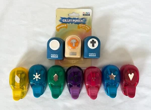 Lot of 10 Marvy Uchida & EK Success Craft Punch Cross - Star - Palm Tree Sealed - Picture 1 of 4