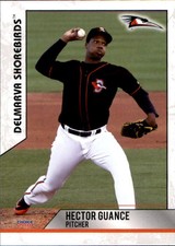 2019 Delmarva Shorebirds Choice #14 Hector Guance Dominican Republic DR Card