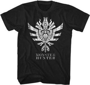 Monster Hunter Symbol Capcom Videospiel Herren T-Shirt  - Bild 1 von 3