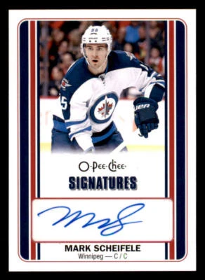 2016-17 O-Pee-Chee Signatures #SMS Mark Scheifele E (ref 232986) - Image 1 of 2
