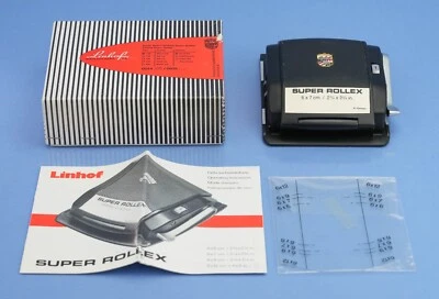 LINHOF 4x5 SUPER ROLLEX FILM BACK 6X7 TECHNIKA TECHNIKARDON KARDON NEW OLD STOCK - Image 1 of 3