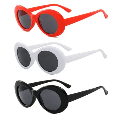 Occhiali da sole ovali Kurt Cobain | occhiali grunge | occhiali Clout | vari colori - Immagine 1 di 4