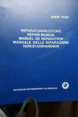 Reparaturanleitung BMW 1500 NEUE KLASSE Repair Manual Werkstatthandbuch ca.1963 - Bild 1 von 4