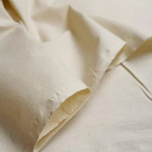 100% Natural Cotton Calico Fabric Medium Weight 145gsm 60" Handcraft Per 1m - Picture 1 of 4