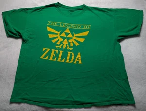 The Legend of Zelda T-Shirt Green 3XL Triforce Graphic Nintendo - Picture 1 of 6