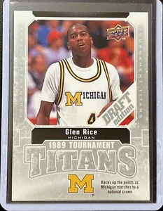 Glen Rice - 2009-10 Upper Deck Draft Edition - Tournament Titans #TT-GR - Bild 1 von 1