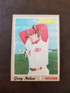GARY NOLAN 1970 TOPPS BASEBALL CARD #484 CINCINNATI REDS