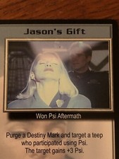 JASONS GIFT PSI CORPS BABYLON 5 CCG RARE CARD NEAR MINT NEVER PLAY WITH