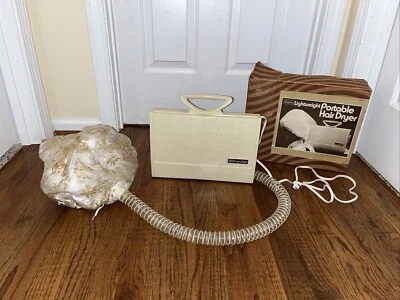 Sears Secador de Pelo Portátil Retro Vintage con Calor Ajustable, Mod Media Centavo Foto 1 de 4