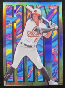 2023 Bowman's Best HIM Jackson Holliday #HIM-8 Orioles - Picture 1 of 2