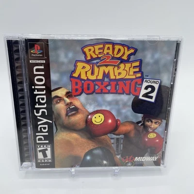 Ready 2 Rumble Boxing Round 2 PS1 PlayStation 1 Completo En Caja + Tarjeta de Registro Foto 1 de 4