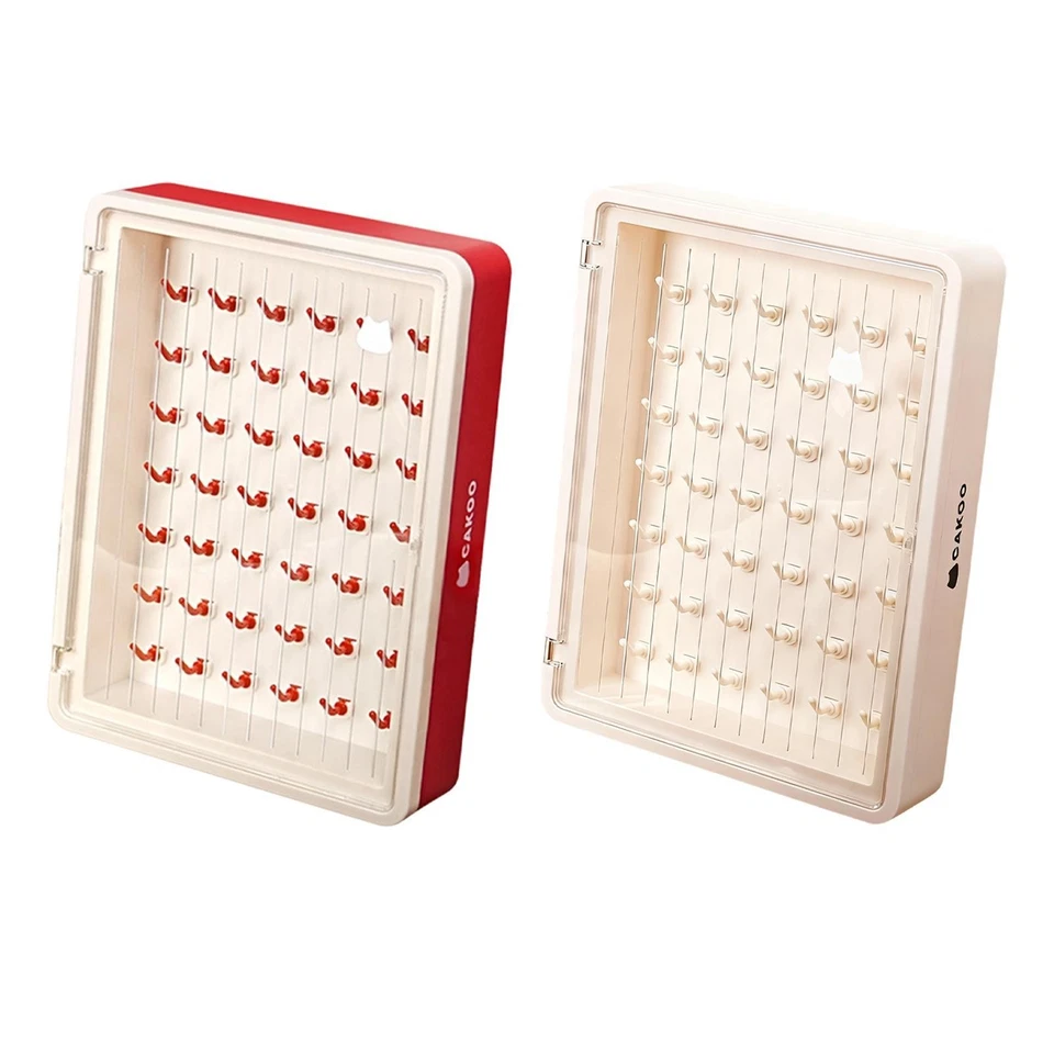 Piping Tip Organizer Box Large Capacity Hold 42 Pieces Sturdy Gift Space Saving - Image 1 of 1