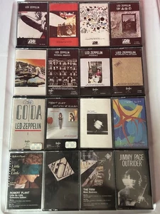 Led Zeppelin Cassette Catalog + Robert Plant, Jimmy Page, The Firm 16 Tape Lot!  - Picture 1 of 5