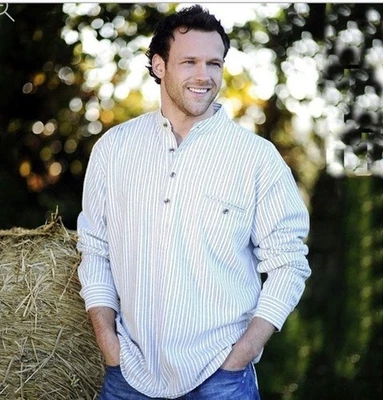 NUEVA Camisa Lee Valley Ireland Abuelo Irlandés Para Hombre’s M Franela Suave Rayas Nueva Con Etiquetas Foto 1 de 4