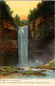 TAUGHANNOCK FALLS Cayuga Lake New York Wasserfall UDB Postkarte - Bild 1 von 2