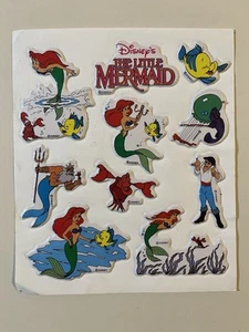 Vintage Disney's Little Mermaid Puffy Stickers 1991 Imperial Toy Co - Picture 1 of 3