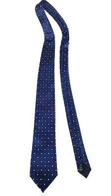 Jones New York 100% Polyester Men's Necktie - Geometric Blue Red - Image 1 of 4